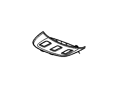 88957114 GM Filler, Roof Console (W/ Sunroof / Vent) Illustration 1 of 1