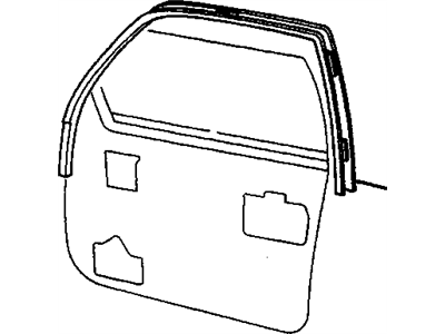 GM 20574604 MOLDING, Headlining Trim 20574604 GM MOLDING, Headlining Trim Illustration 1 of 1