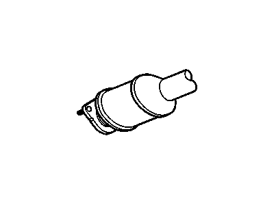 GM 25919674 Exhaust Muffler Assembly (W/ Exhaust & T/Pipe & 3W