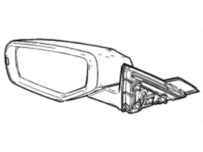 GM 23498774 Mirror Kit, Outside Rear View