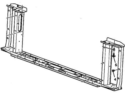 GM 22765834 Support Assembly, Radiator