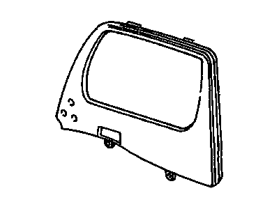 1992 Oldsmobile Silhouette Door Moldings - 10189756