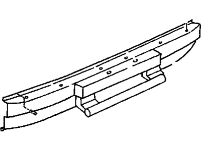 GM 97019612 Bar,Rear Bumper Imp