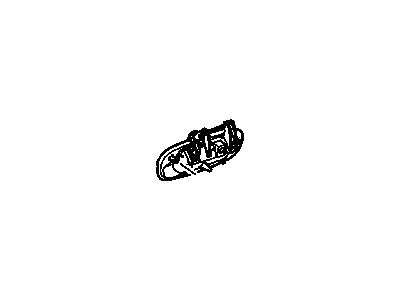 2002 Oldsmobile Bravada Door Handle - 19120101