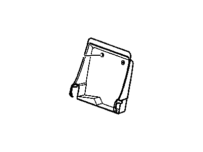 GM 89046551 Panel,Rear Seat Armrest Mount *Neutral