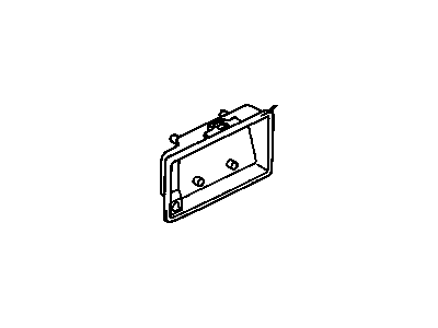 GM 15684798 Housing Assembly, Rear License