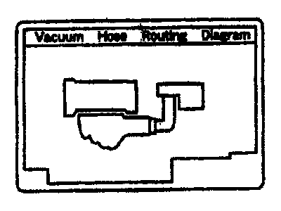 GM 88974080 Label,Evap Emission Hose Routing