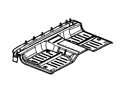 GM 89025400 Panel Asm,Rear Floor