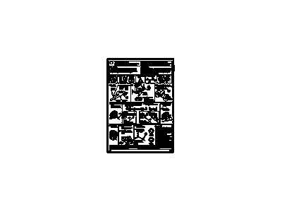 GM 15753526 Tag Assembly, Jack Caution & Usage Information