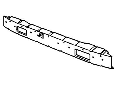 GM 16518208 Bar Assembly, Rear Bumper Imp