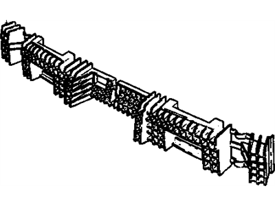 GM 16504492 Absorber, Rear Bumper Fascia Energy