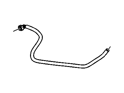 2002 GMC Sierra Fuel Filler Hose - 15173393