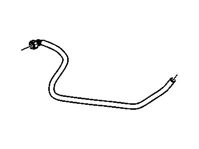 2003 GMC Sierra Fuel Filler Hose - 15173393