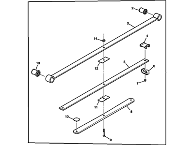 Chevrolet Suburban Leaf Spring - 15246972