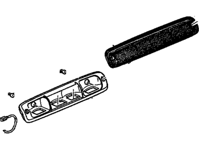 GM 19169016 Lamp Asm,High Mount Stop & Cargo