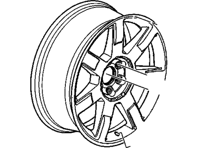 2007 Cadillac Escalade Spare Wheel - 9595854