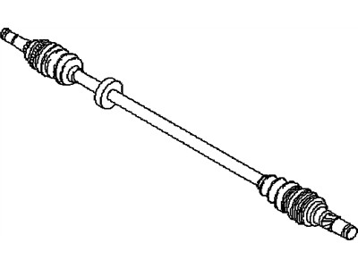 Pontiac G3 Axle Shaft - 96870388