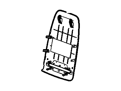 GM 20926209 Panel Assembly, P/D Seat Back Cushion Finish *Light Ttnum