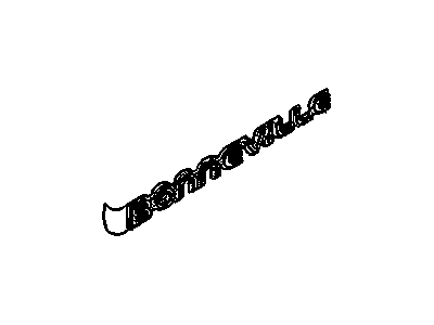 1992 Pontiac Bonneville Emblem - 25544623