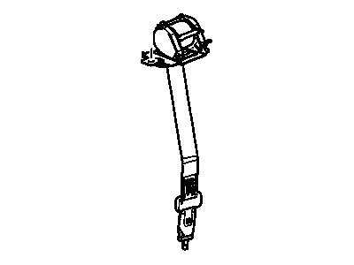 2008 Saturn Outlook Seat Belt - 19178517