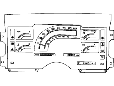 1995 GMC Safari Speedometer - 16186155