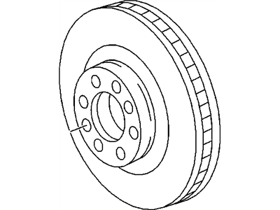 2003 Saturn L200 Brake Disc - 21019788