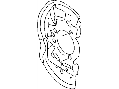 GM 21019231 Shield,Front Brake