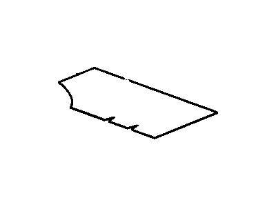 GM 15194051 Deadener,Floor Panel Front