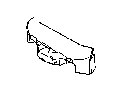GM 16517411 Absorber, Front Bumper Fascia Energy