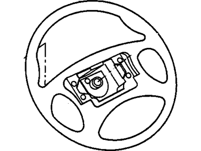 1992 Pontiac Grand Am Steering Wheel - 17998047
