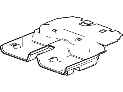 GM 22838166 Carpet Assembly, Rear Floor Panel *Titanium