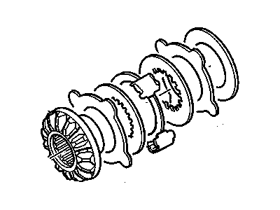 GM 15599624 Plate Kit,Differential Lock W/Disc Rear Axle Eaton Eds 27978