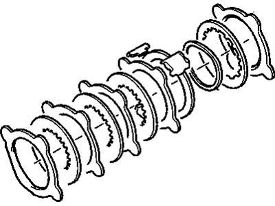 GM 12479036 Disc Set,Locking Differential Clutch (LH)