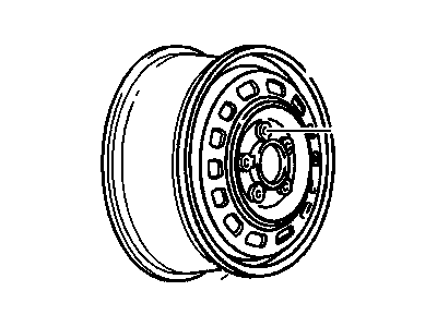 1995 Pontiac Grand Prix Spare Wheel - 9592147
