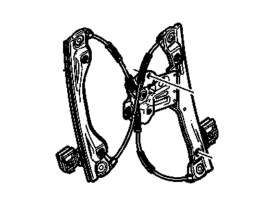 Chevrolet Volt Window Regulator - 23146835