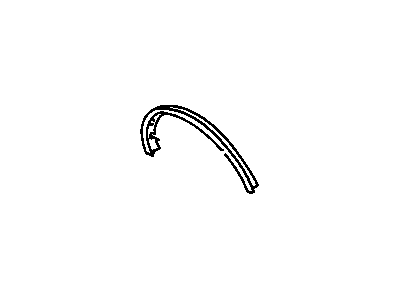 GM 20497434 Rear Quarter Panel Molding 20497434 GM Rear Quarter Panel Molding Illustration 1 of 1