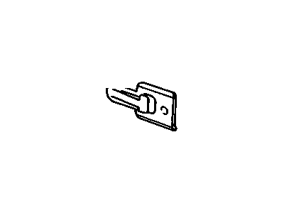 20367771 GM Clip, Lift Gate Transfer Lower Finish Molding Illustration 1 of 1