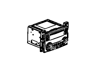 GM 15941280 Radio Assembly, Amplitude Modulation/Frequency Modulation Stereo & Clock & Audio Disc
