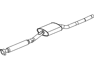 2004 Saturn Vue Exhaust Resonator - 15898909