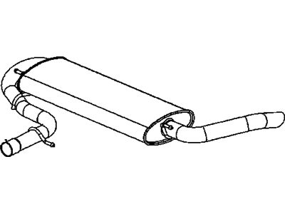 Saturn Vue Exhaust Pipe - 15898907