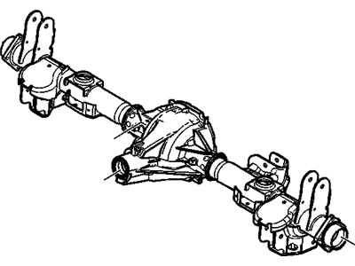 GM 12471246 HOUSING, Rear Axle