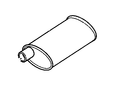 GM 15976988 Exhaust Muffler Assembly