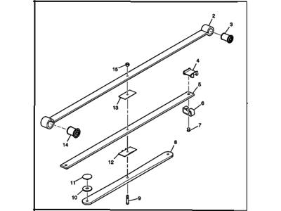 2004 Chevrolet Silverado Leaf Spring - 15246970