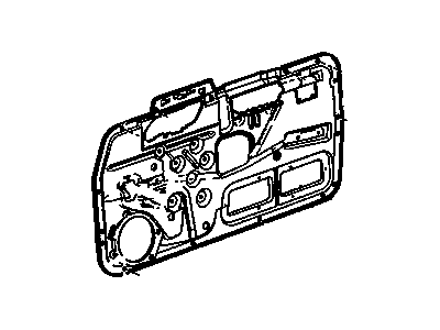GM 12363325 Panel Asm,Front Side Door Inner Mounting