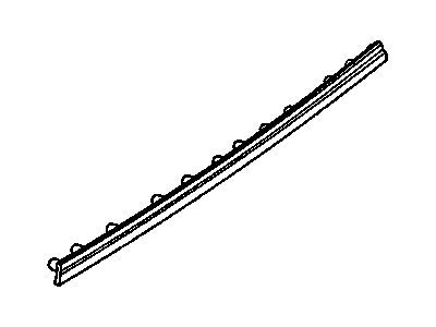 GM 14020732 Strip, Rear Bumper Rubber