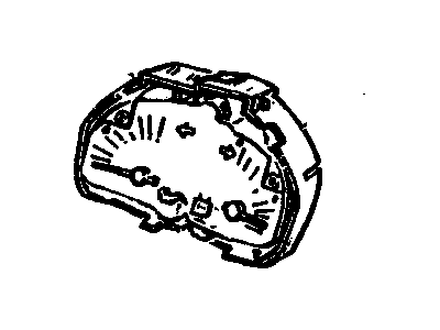 GM 90566068 Gage,Voltmeter & Engine Oil Pressure (&Ui8)