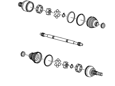 thumbnail image 2 of GM Genuine Rear Wheel Drive Shaft Flange | 23507225 | GM 2 of 13
