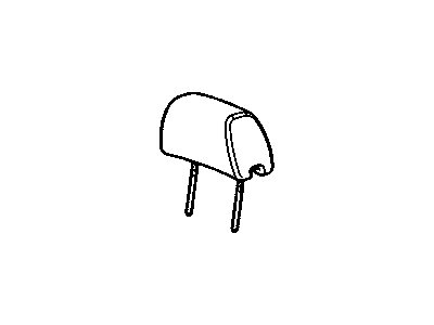 GM 19123231 Restraint Asm,Passenger Seat Head *Titanium 19123231 GM Restraint Asm,Passenger Seat Head *Titanium Illustration 1 of 1