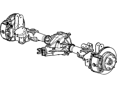 GM 15206055 Axle Assembly, Rear (3.73 Ratio)