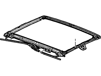 GM 89023552 Module Asm,Sun Roof (Less Glass & Sunshade)